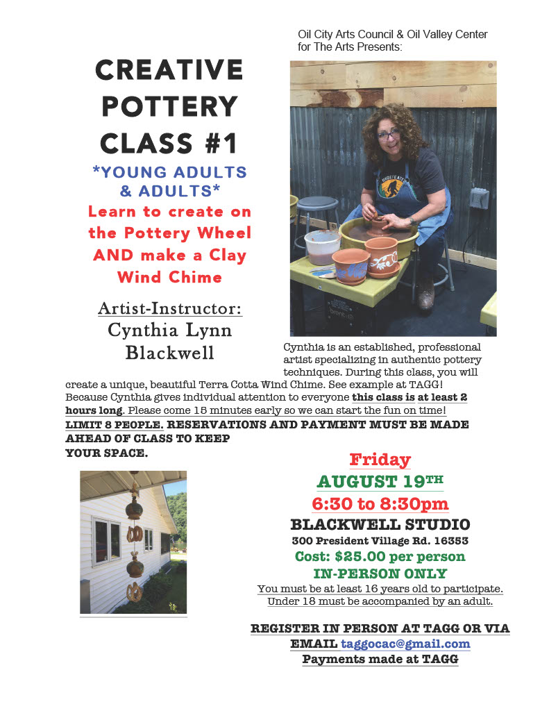 Creative Pottery Class #1