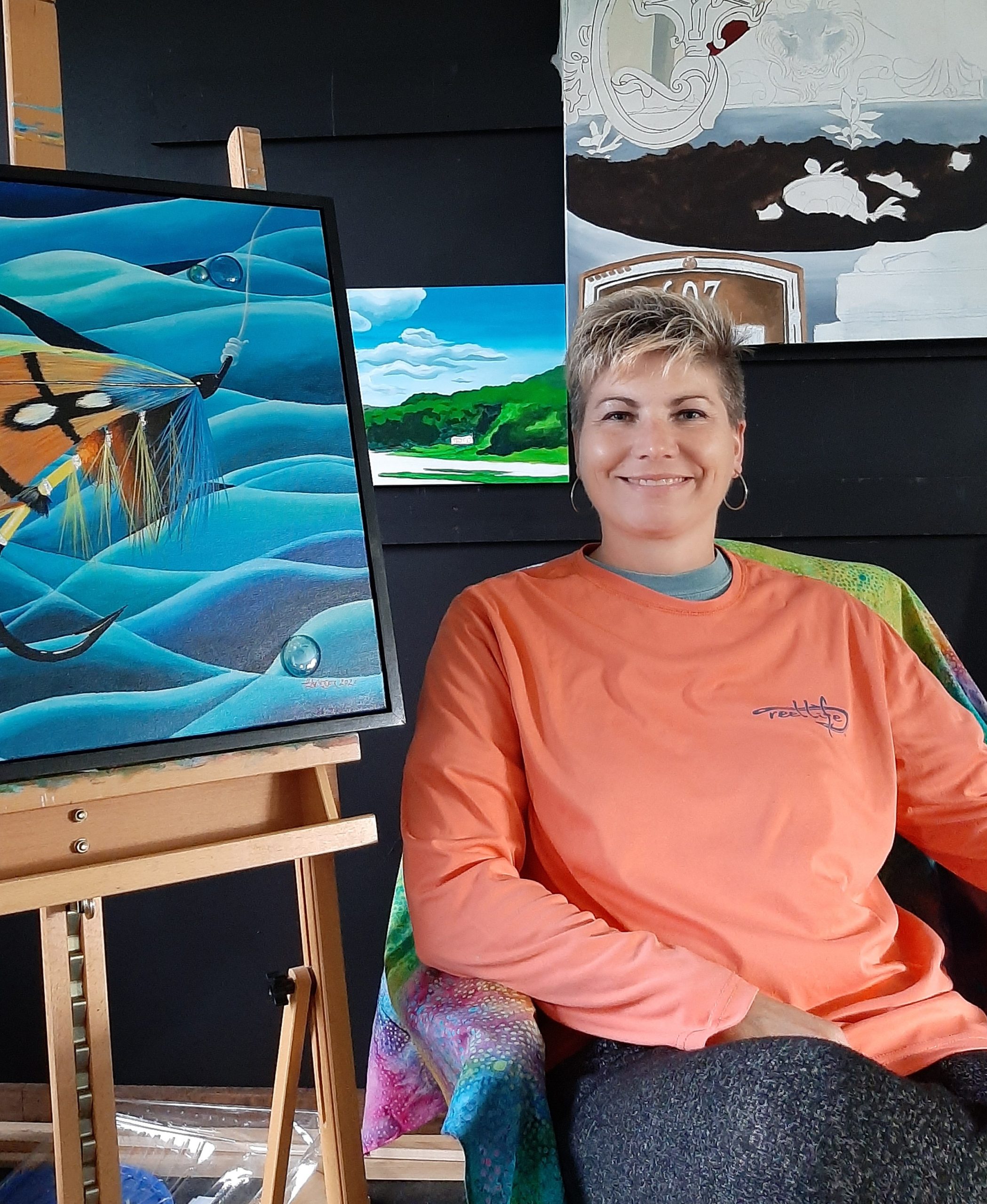 Heidi Wirtner, The Fishing Artist