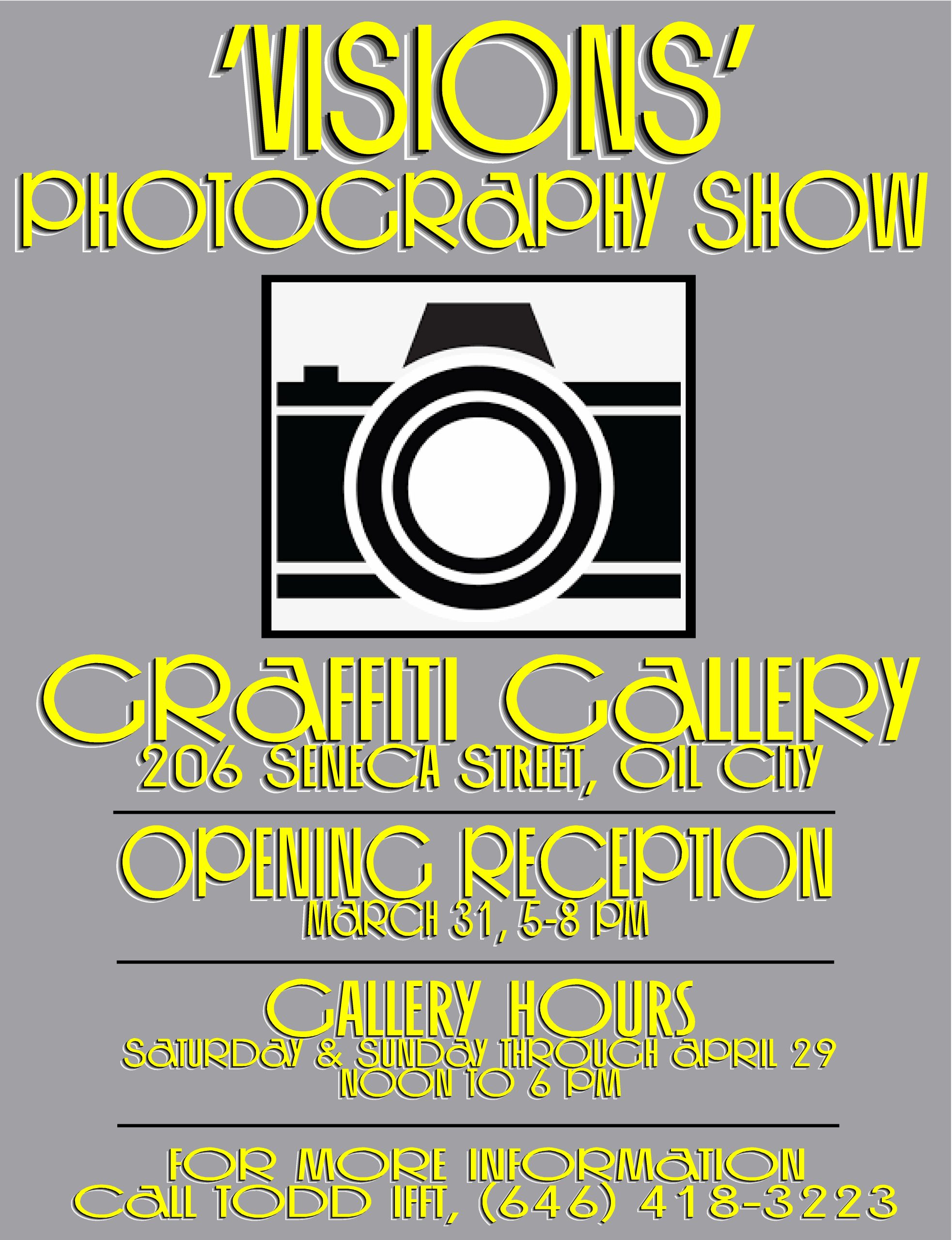 Graffiti Gallery: Visions Photography Show Opening Reception
