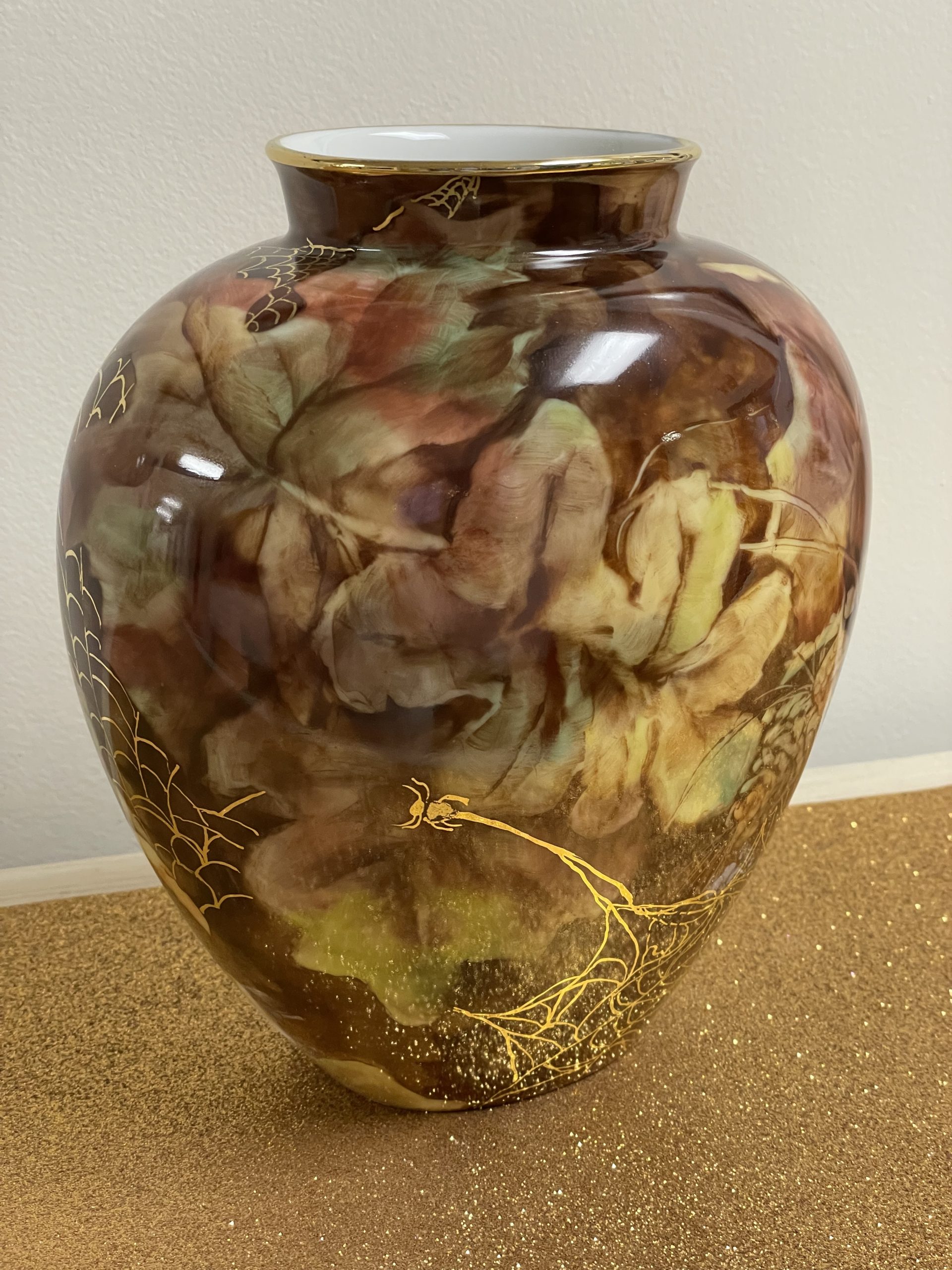 Fall’s Beauty Porcelain Vase