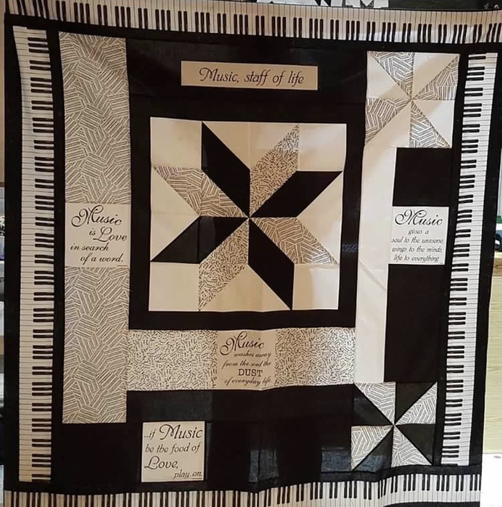 Music, Staff of Life Quilt