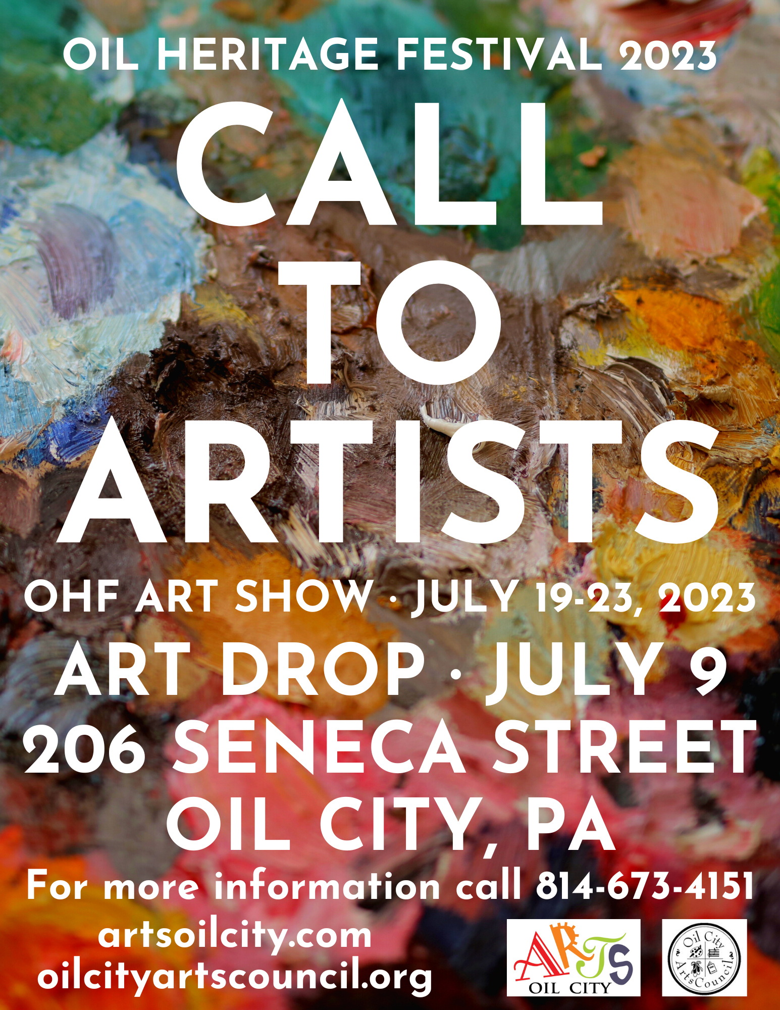 Oil Heritage Festival Art Show: Art Drop Off